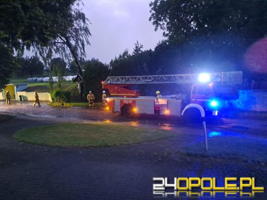Bilans burzowej nocy na Opolszczyźnie: najwięcej interwencji w powiecie opolskim