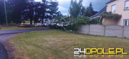 Bilans burzowej nocy na Opolszczyźnie: najwięcej interwencji w powiecie opolskim