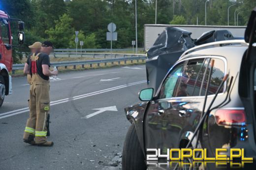 Wypadek na ulicy Niemodlińskiej. Dwie osoby w stanie krytycznym (WIDEO)