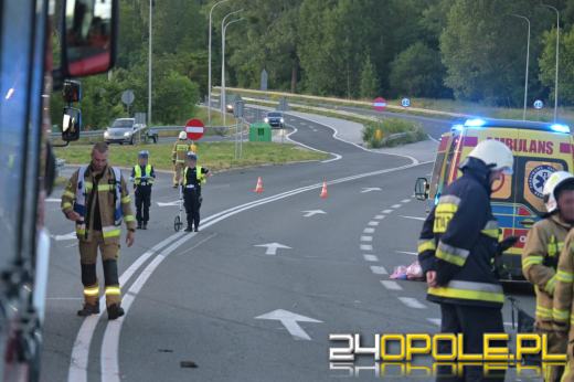 Wypadek na ulicy Niemodlińskiej. Dwie osoby w stanie krytycznym (WIDEO)