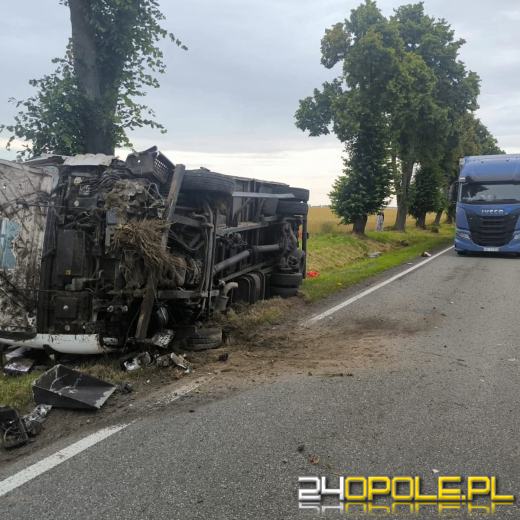 Wypadek na DK 11 w Krzywiźnie - trzy osoby w szpitalu