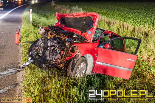 Pijany kierowca sprawcą czołowego zderzenia na obwodnicy Kluczborka