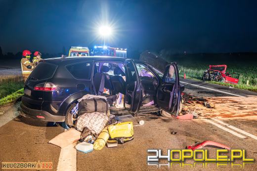 Pijany kierowca sprawcą czołowego zderzenia na obwodnicy Kluczborka