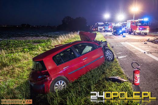 Pijany kierowca sprawcą czołowego zderzenia na obwodnicy Kluczborka