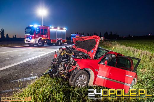 Pijany kierowca sprawcą czołowego zderzenia na obwodnicy Kluczborka