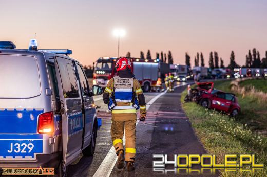 Pijany kierowca sprawcą czołowego zderzenia na obwodnicy Kluczborka