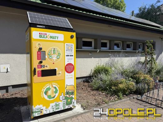 Olejomaty już działają - proekologiczna akcja w Opolu