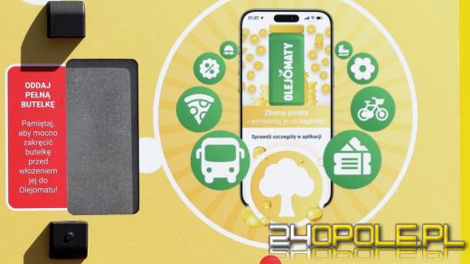 Olejomaty już działają - proekologiczna akcja w Opolu