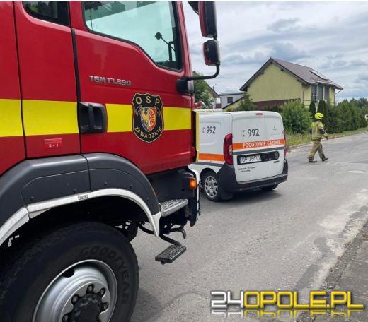 Awaria gazociągu w Zawadzkiem. Ewakuacja mieszkańców i wieczorne przywracanie dostaw