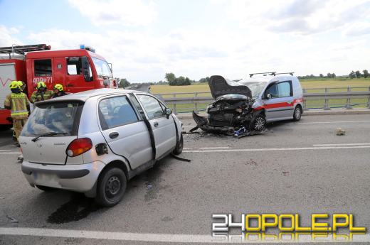 Wypadek na DK94 między Skorogoszczą a Łosiowem - droga zablokowana