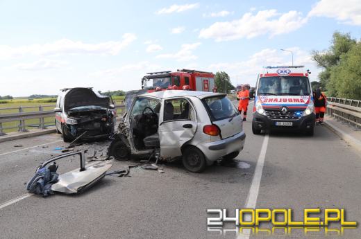 Wypadek na DK94 między Skorogoszczą a Łosiowem - droga zablokowana