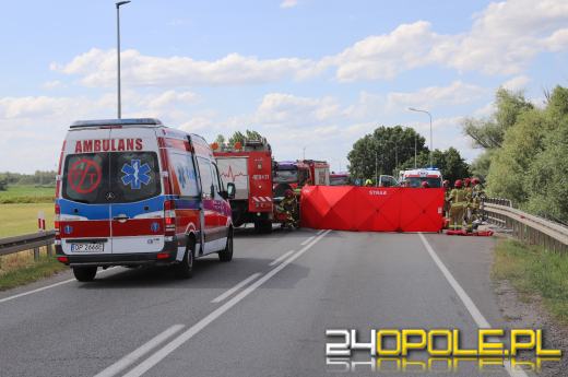 Wypadek na DK94 między Skorogoszczą a Łosiowem - droga zablokowana