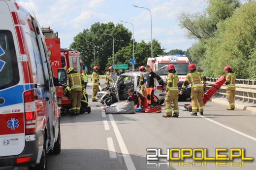Wypadek na DK94 między Skorogoszczą a Łosiowem - droga zablokowana