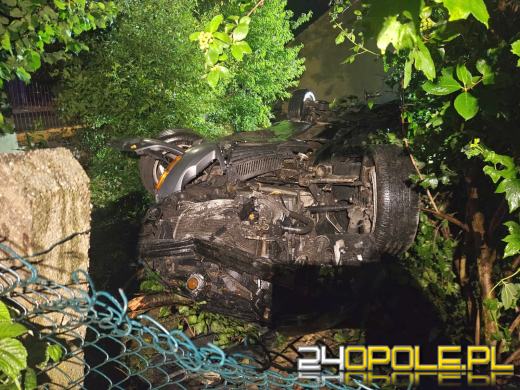 Poważny wypadek w Szczedrzyku - kierowca miał 1,5 promila alkoholu