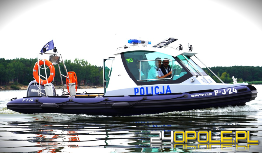 Nowa łódź policyjna już zwodowana. Opolskie wody jeszcze bezpieczniejsze