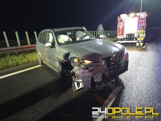 Wypadek na A4 w rejonie Gogolina. Dwie osoby trafiły do szpitala