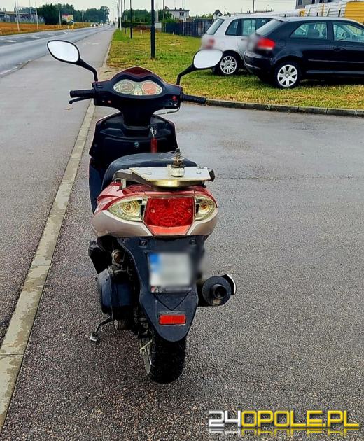 Nietrzeźwy motorowerzysta zatrzymany przez policjantów z SPPP Opole