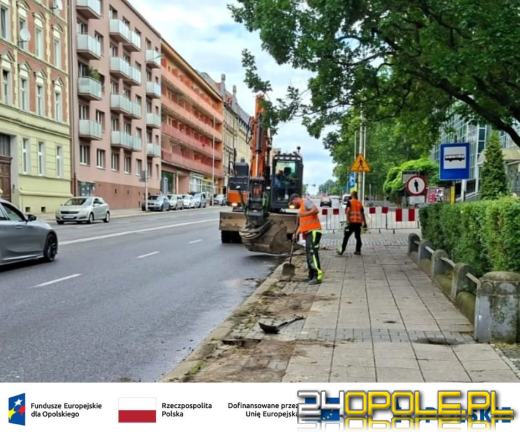 Ruszyła kolejna przebudowa w centrum Opola. Tymczasowa organizacja ruchu na Ozimskiej