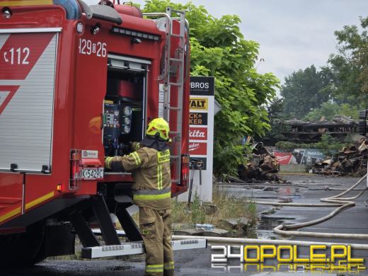 Kolejny pożar przy ul. Stalmacha w Kędzierzynie-Koźlu
