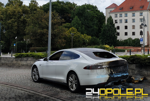 Brzeg: podpalacz Tesli w rękach Policji