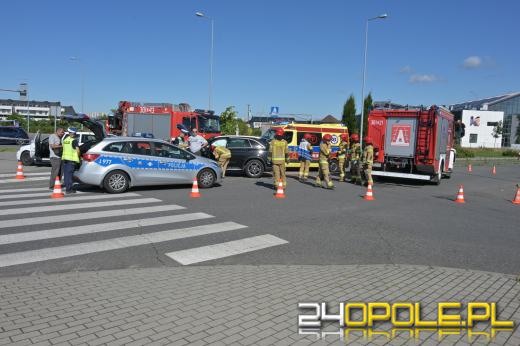 Zderzenie dwóch samochodów na ulicy Tarnopolskiej