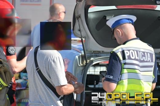 Zderzenie dwóch samochodów na ulicy Tarnopolskiej