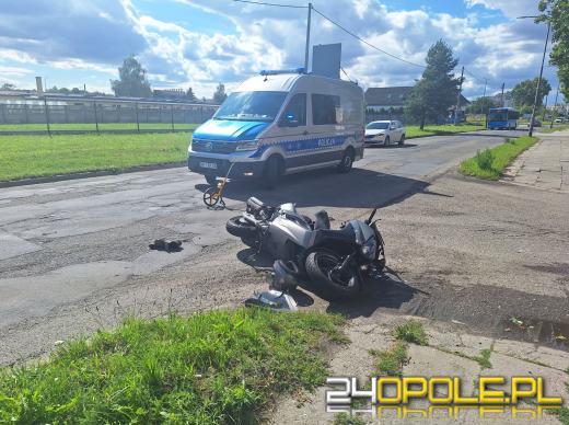 Kompletnie pijany potrącił kierowcę skutera i uciekł z miejsca zdarzenia 