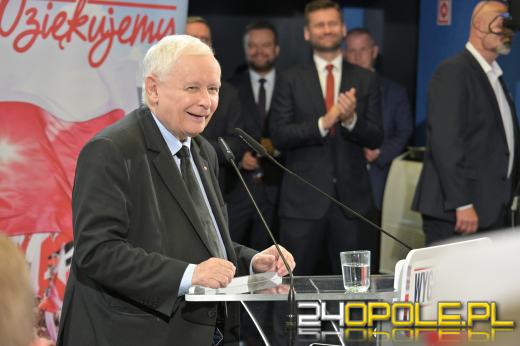 Jarosław Kaczyński w Opolu: "Będziemy mieli prezydenta, twardego, odważnego człowieka"