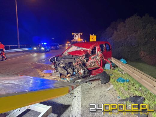 Wypadek na obwodnicy Opola. Dwóch kierowców trafiło do szpitala