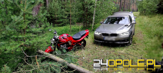 Uprawnień nie posiadał, narkotyki już tak. Pościg za 28-letnim motocyklistą (WIDEO)