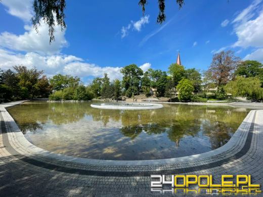 Muzyka nad Stawem Zamkowym i czasowe zmiany w pokazach fontanny w Opolu