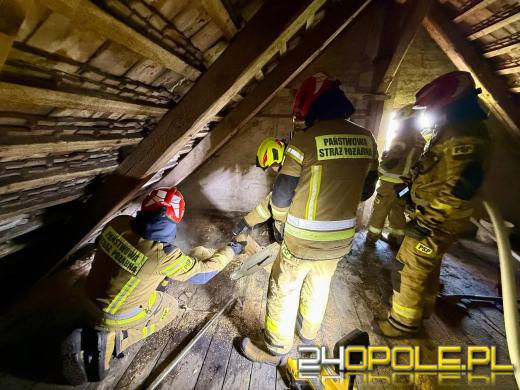 Dwa pożary jednego wieczoru w powiecie kluczborskim 