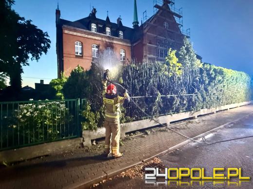 Dwa pożary jednego wieczoru w powiecie kluczborskim 