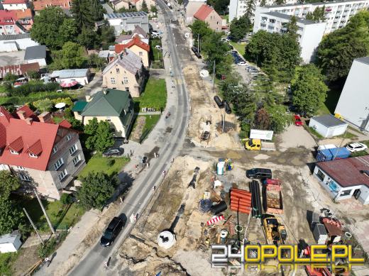 Rozbudowa DK40 w Głuchołazach. Trwają intensywne prace 