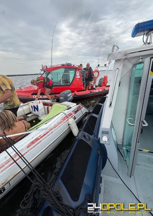 Nietrzeźwy sternik i nocne poszukiwania w Turawie. Wspólna akcja WOPR i Policji