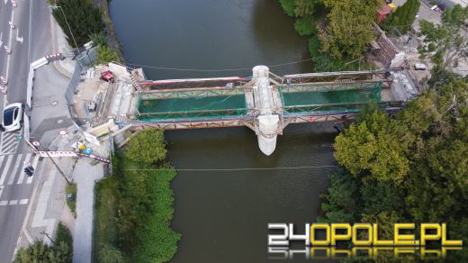 Remont Mostu Zamkowego wciąż w toku. Zobacz, jak przebiegają prace