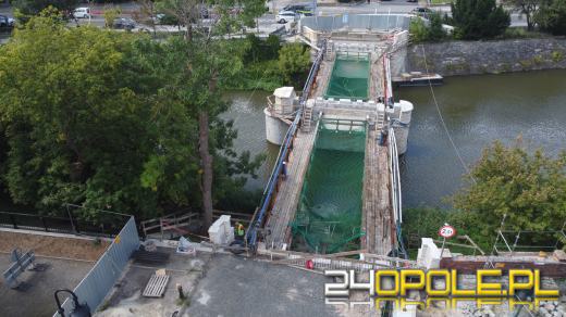 Remont Mostu Zamkowego wciąż w toku. Zobacz, jak przebiegają prace