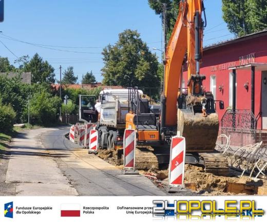 Ruch wahadłowy dzień i noc - remont ul. Teligi w kluczowym etapie prac