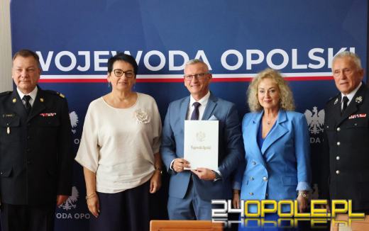 Nowe wozy dla OSP z Opolszczyzny poszkodowanych w powodzi