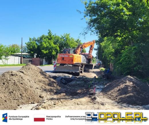 Rozpoczęła się budowa drogi dla pieszych i rowerów przy ul. Częstochowskiej