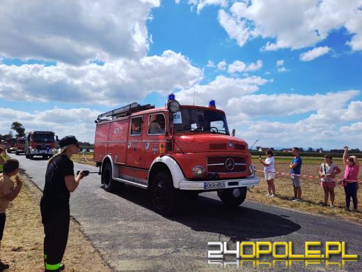 Charytatywny Konwój Strażacki z Głogówka dotarł do Kórnicy