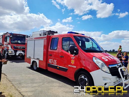 Charytatywny Konwój Strażacki z Głogówka dotarł do Kórnicy