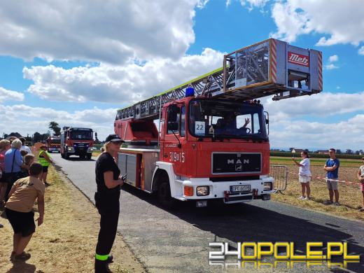 Charytatywny Konwój Strażacki z Głogówka dotarł do Kórnicy