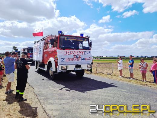 Charytatywny Konwój Strażacki z Głogówka dotarł do Kórnicy