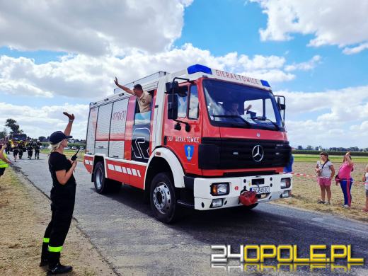 Charytatywny Konwój Strażacki z Głogówka dotarł do Kórnicy