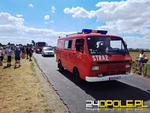 Charytatywny Konwój Strażacki z Głogówka dotarł do Kórnicy
