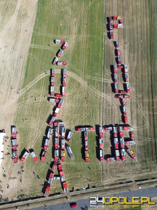 Charytatywny Konwój Strażacki z Głogówka dotarł do Kórnicy