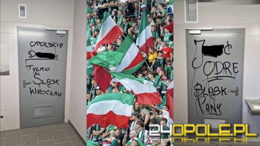 Pamiątka po meczu z Wrocławiem - zdewastowane toalety stadionowe