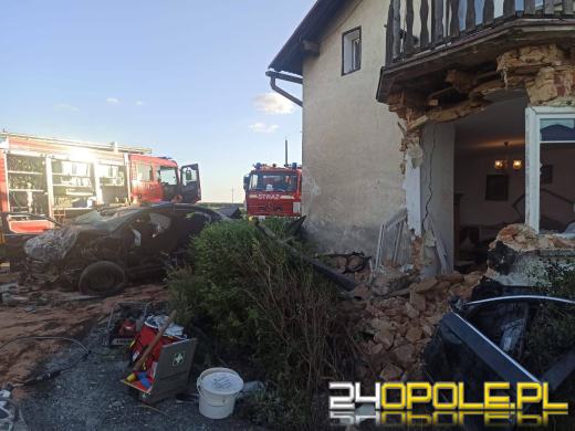 Poważny wypadek w Ściborowicach. 25-latek trafił śmigłowcem do szpitala