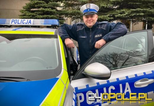 Wierzbica Górna: Policjant złapał spadającego 19-latka